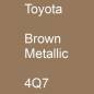 Preview: Toyota, Brown Metallic, 4Q7.